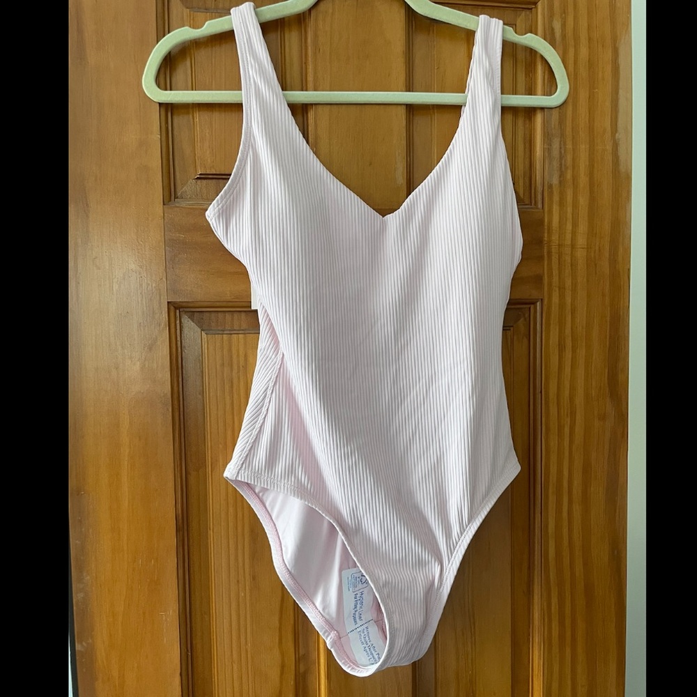 NWT Andie Ibiza Long Torso in Ribbed Blush